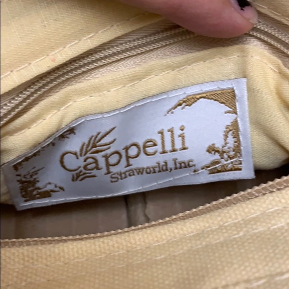 - Nutural Toned Straw Bag Beaded Ha… - Picture 3 of 5